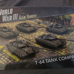 World War 3 Team Yankee T-64 Tank Company Miniatures