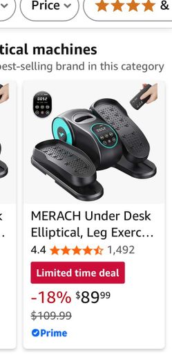 Under Desk, electrical elliptical trainer