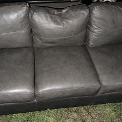 Leather couch