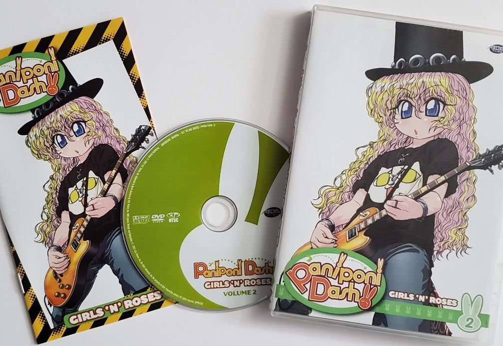 Paniponi Dash Vol. 2 Girls ‘n’ Roses Anime DVD Kids Family Comedy Animation