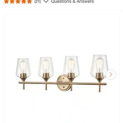 Millennium Lighting
4 Light 31 in. Modern Gold Vanity Light
