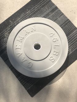 Concrete Olympic weight plates