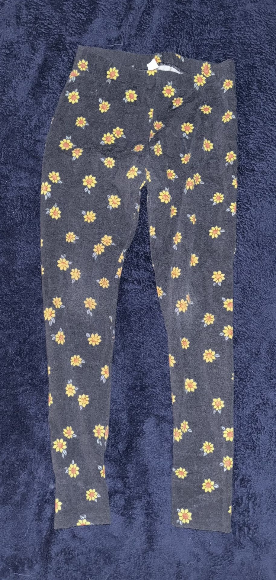 Jumping Beans Tough Cotton Leggings Girls Size 8 Sunflower Pants Floral