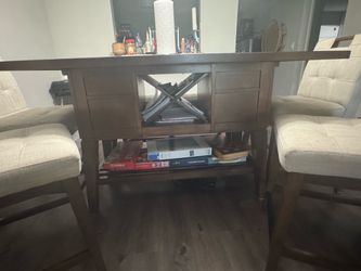 Counter Height Dining Table with Chairs