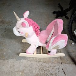 Soft Bidy Unicorn Rovking Horse