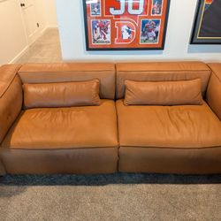 Joybird Leather Couch 