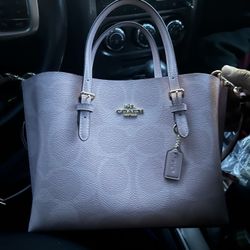 COACH Mollie Tote Bag 25 In Signature Ca