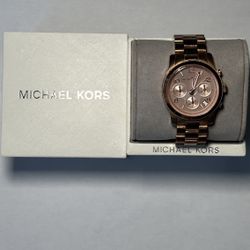 Michael Kors Runway MK5128 Rose Gold Stainless Steel 38mm Casual Women's Watch