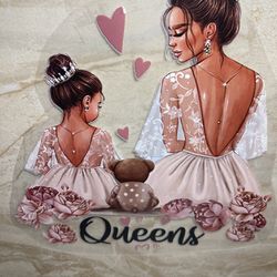 Queens Iron on patches stickers decal sublimation 