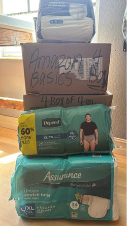 Adult Incontinence Underwear Bundle – Depend & Assurance