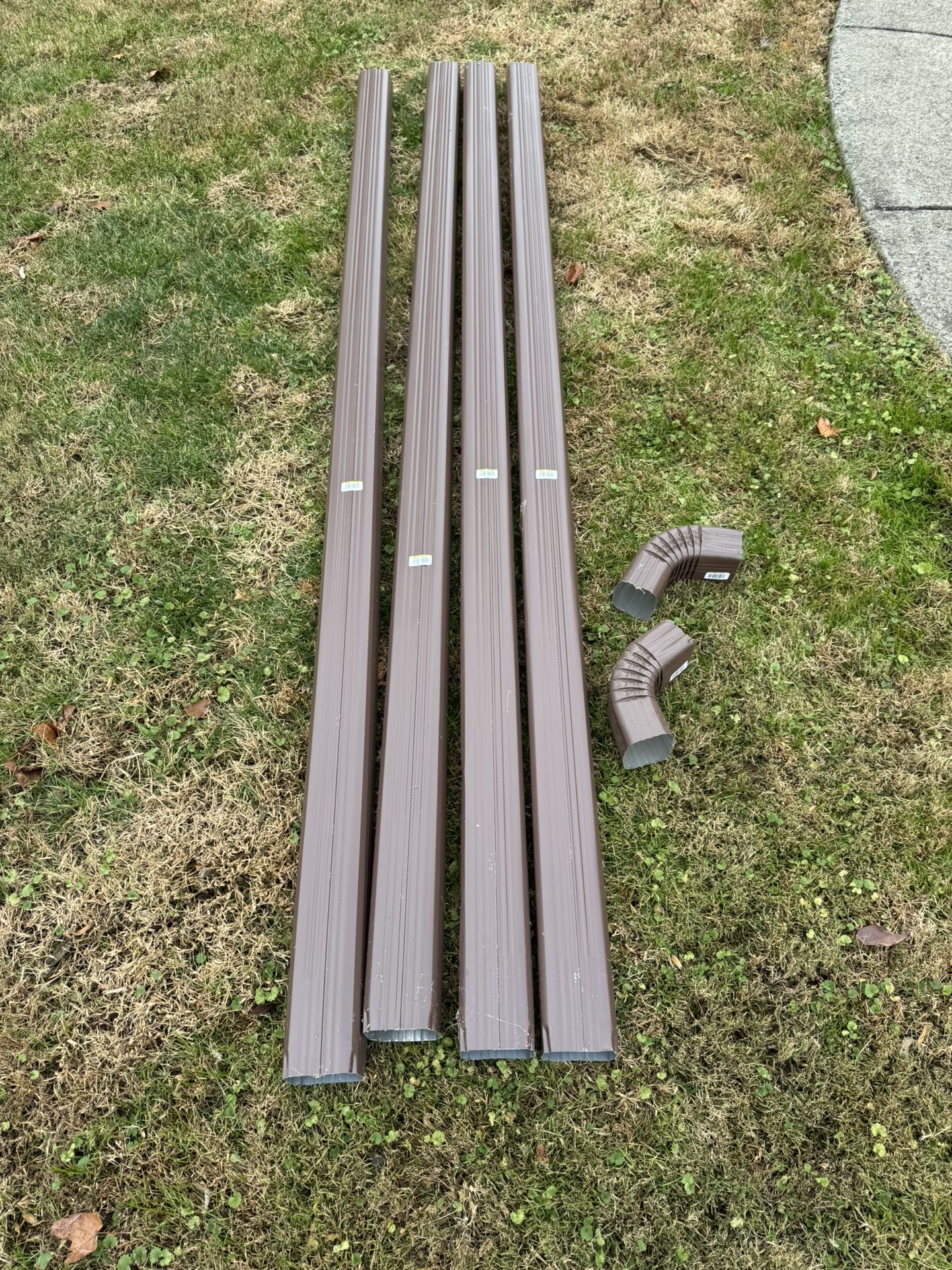 New Gutter Downspouts