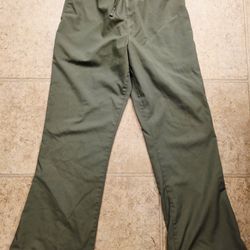Cherokee Olive Green Scrub Pants