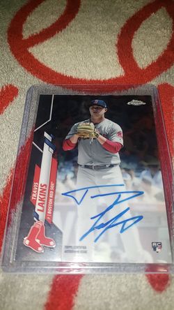 2020 Topps Chrome Travis Lakins RC Auto