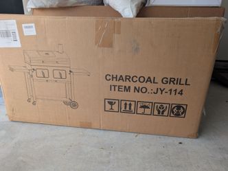 34" dual zone charcoal grill