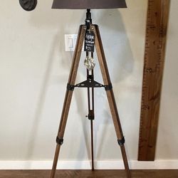 Authentic Antique Tripod Lamp