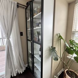 IKEA Billy Bookcase W/black Doors 