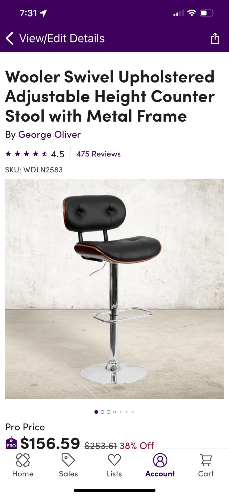 3 Chrome Base With Wooden Seat Swivel Stools
