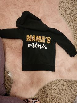Mama's MINI HOODIE SZ 18 MONTHS TODDLER