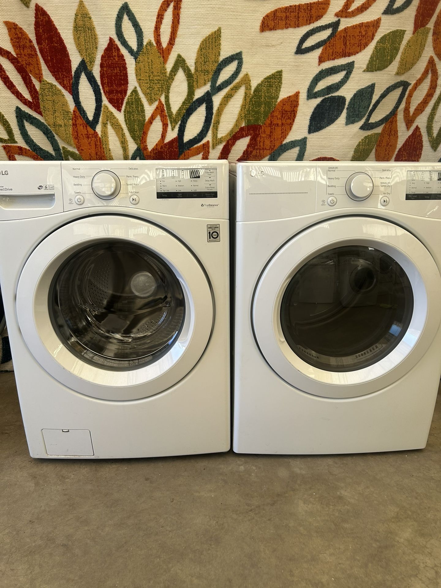 LG Washer And Dryer Laundry
