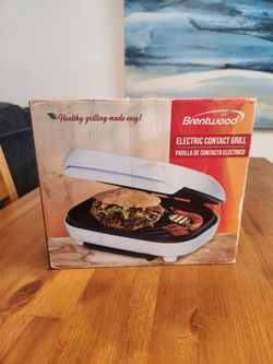 NEW IN BOX Brentwood Electric Contact Grill (SE San Diego)