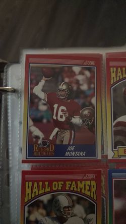Joe Montana 1990 record breakers card