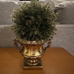 Gold Plant Centerpiece/table Top Decor