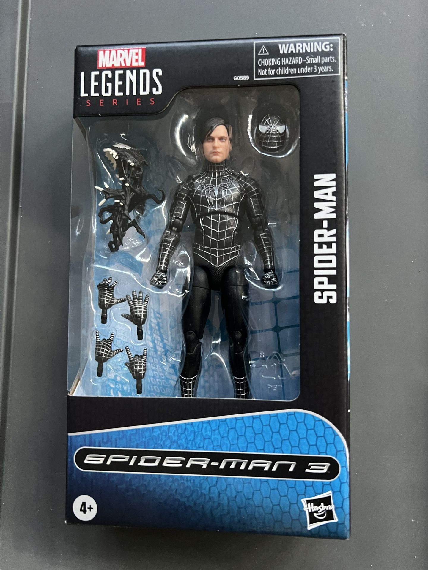 marvel legends Spider-Man 3 symbiote black suite tobey maguire