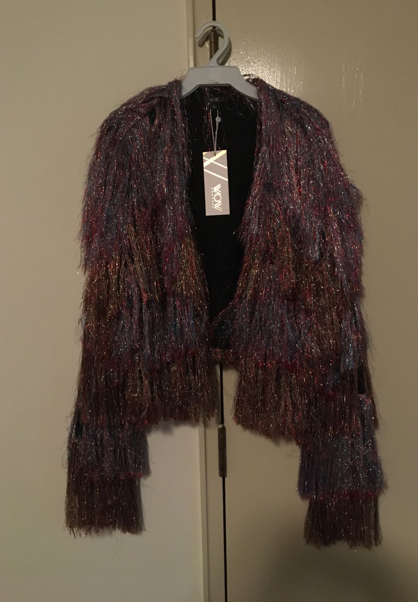 Fringed jacket new with tag