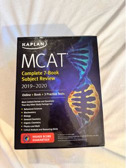 Kaplan MCAT prep 7 book set
