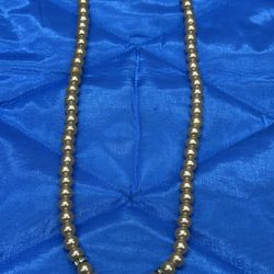 Vintage Faux Pearl Necklace Rhinestone Clasp Beaded Classic Costume Jewelry