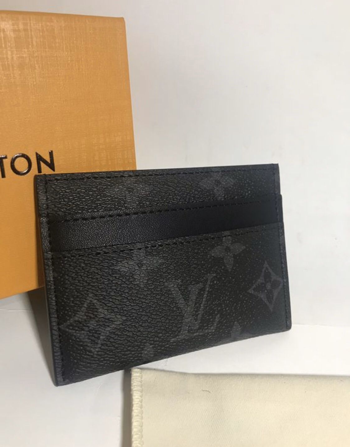 Louis Vuitton Eclipse Monogram Holder (Black)
