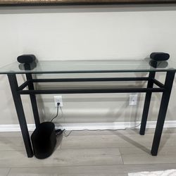 🖤 Glass Coffee + Console Table Set – Modern + Sleek 🖤