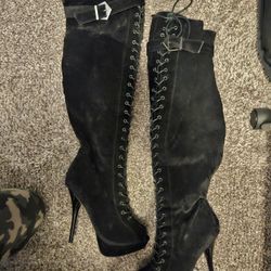 Black Long Heels/boots 