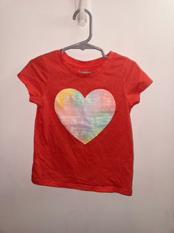 Girls 4T Cat & Jack Heart Shirt