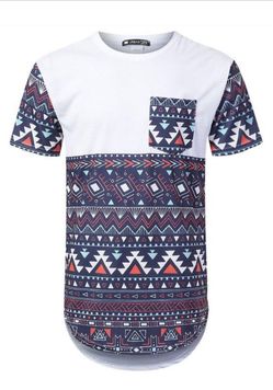 Men’s Large Aztec Pattern T-shirt. Brand new. 
