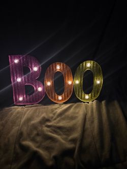 PENDING: BOO Marquee Light-Up Halloween Sign