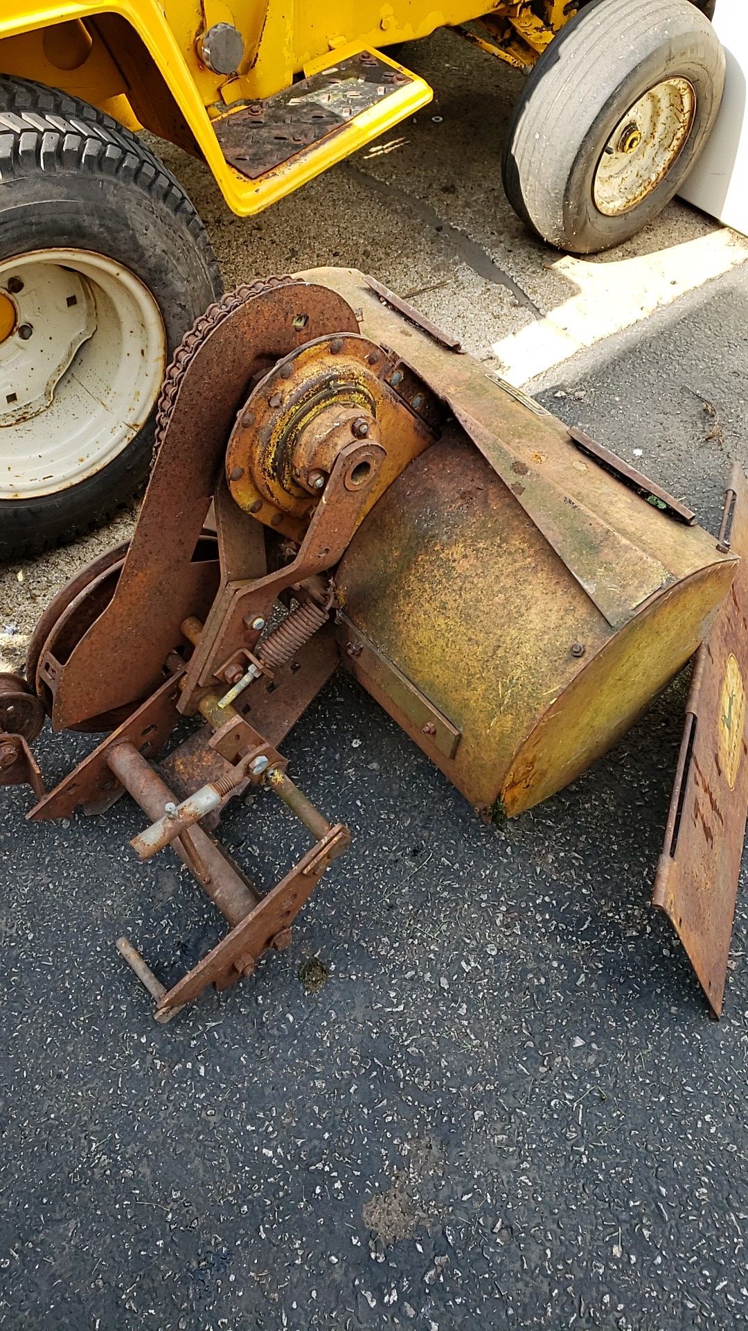 Vintage John Deere Tractor Rear Rototiller Model E30