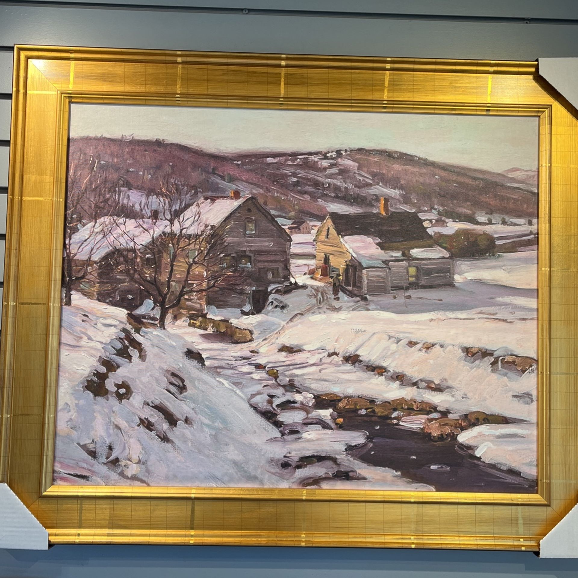 Enhanced Canvas Giclee Of George Gardner Symons