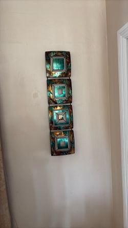 Wall Decor, Greed Gold And Brown Great Condition 