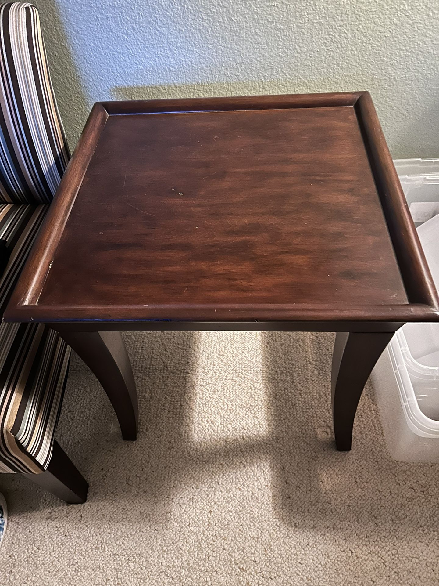 Wood Side Table