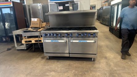 10 Burner Imperial Gas Range