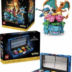 Lego #72153 Charizard Blastoise Venusaur 6838pc + Kanto Badge Set