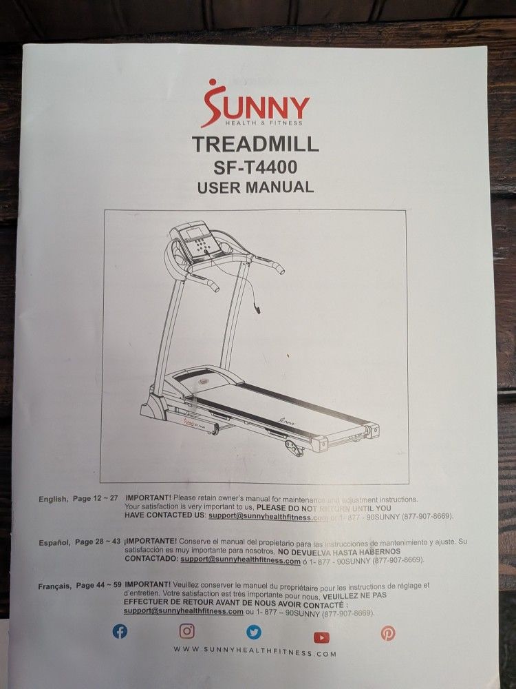 Sunny Treadmill