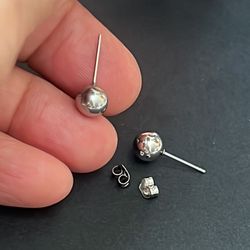 Silver plated earrings