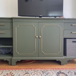 Mid Century Modern Tv Console/ Entryway Table 