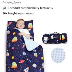 Toddler Nap Mat With Pillow And Blanket Ages 1yr. To 7yrs.