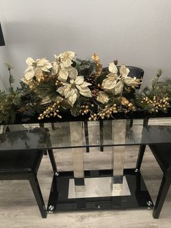 100” Lit Xmas Dining Table / Fire Place Runner 