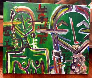 10” x 8” acrylic painting