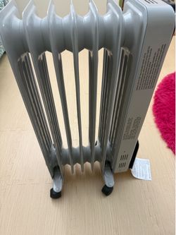 Portable Space Electric Heater on Wheels