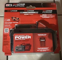 New Milwaukee M18 18V Lithium-lon REDLITHIUM FORGE XC 8.0 Ah Battery 